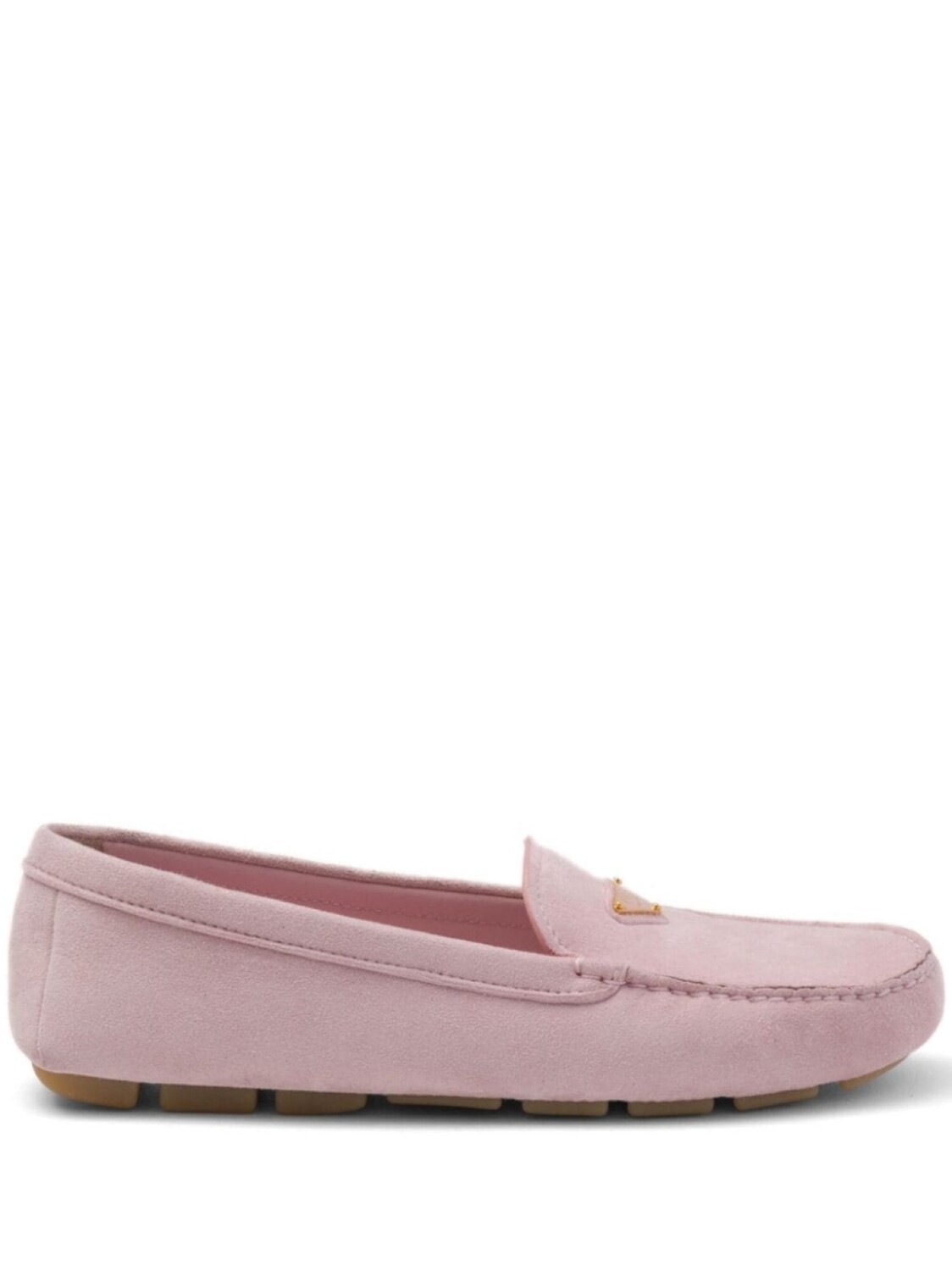

Prada лоферы с логотипом, розовый