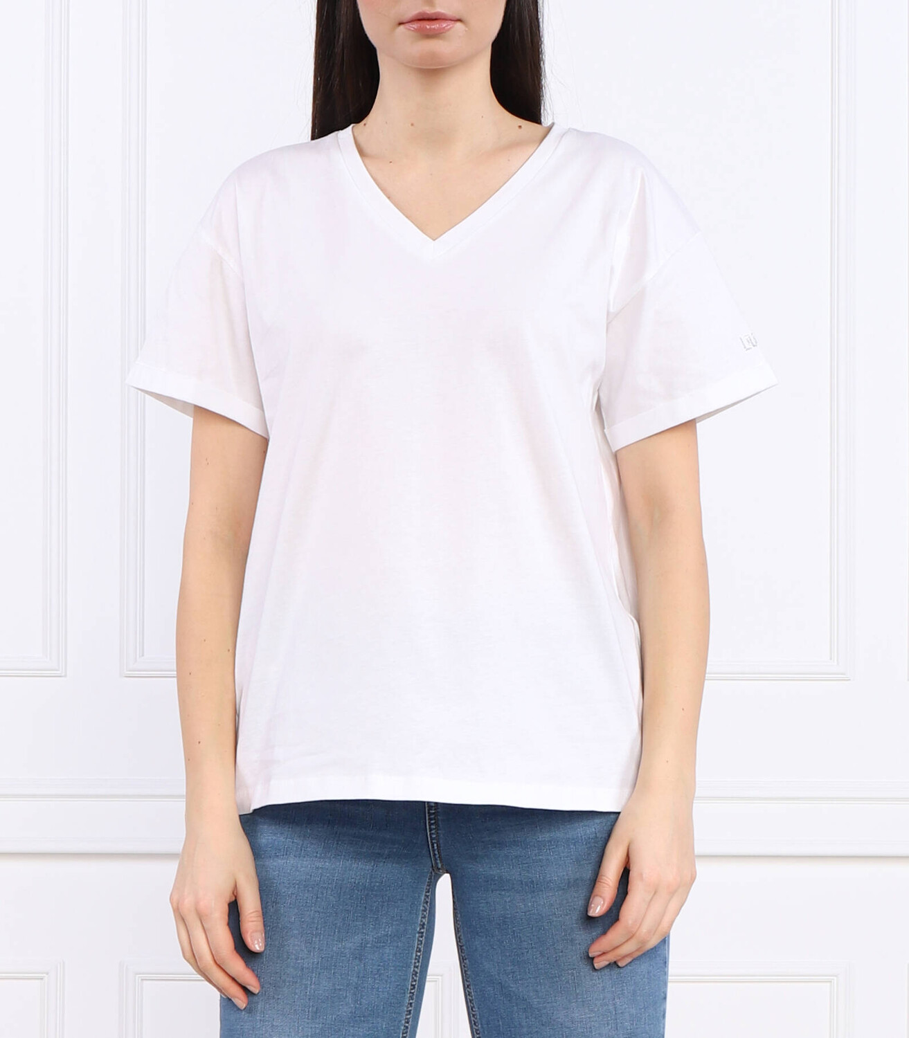 

Футболка Liu Jo regular fit, белый