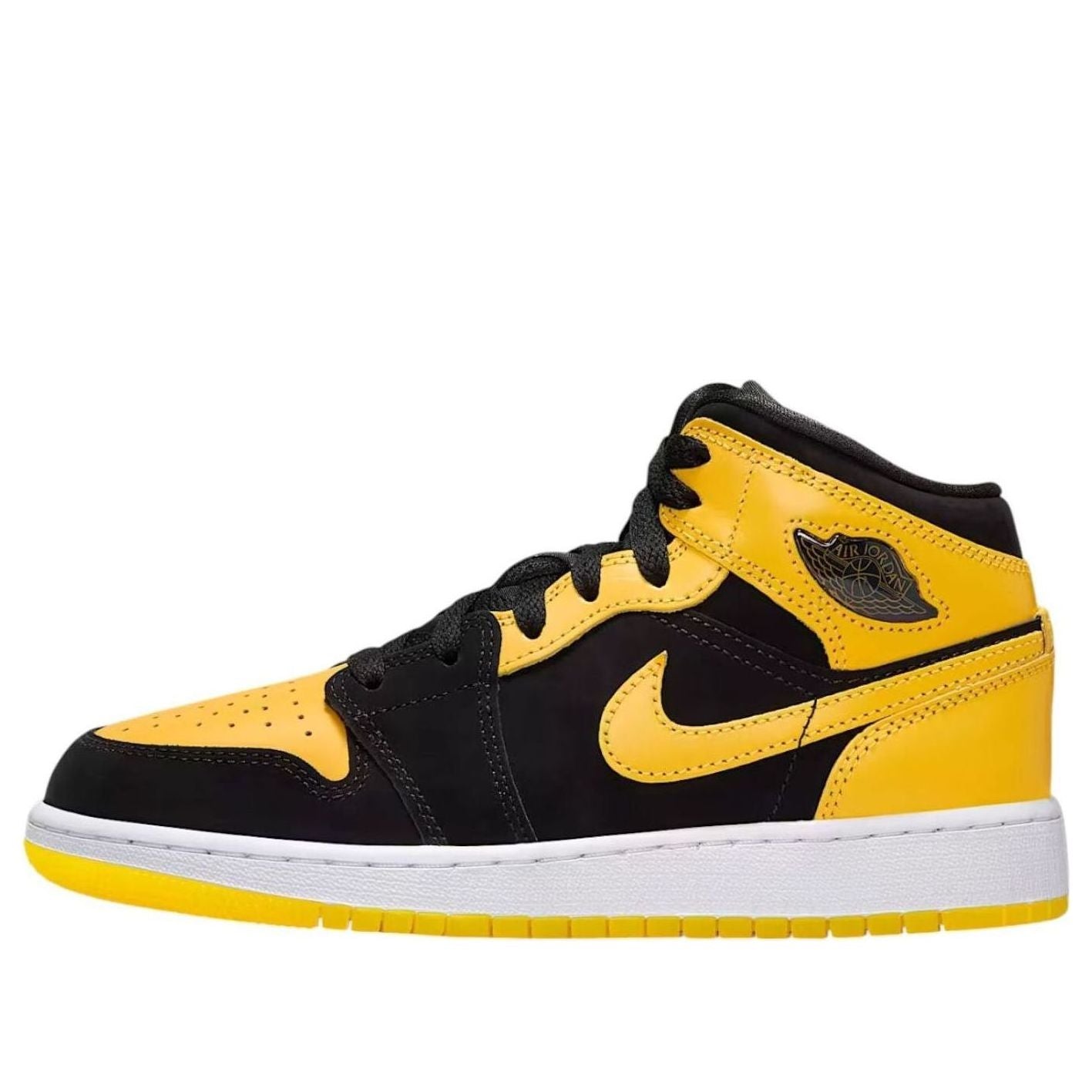 

(GS) Air Jordan 1 Mid SE 'Black White Varsity Maize'
