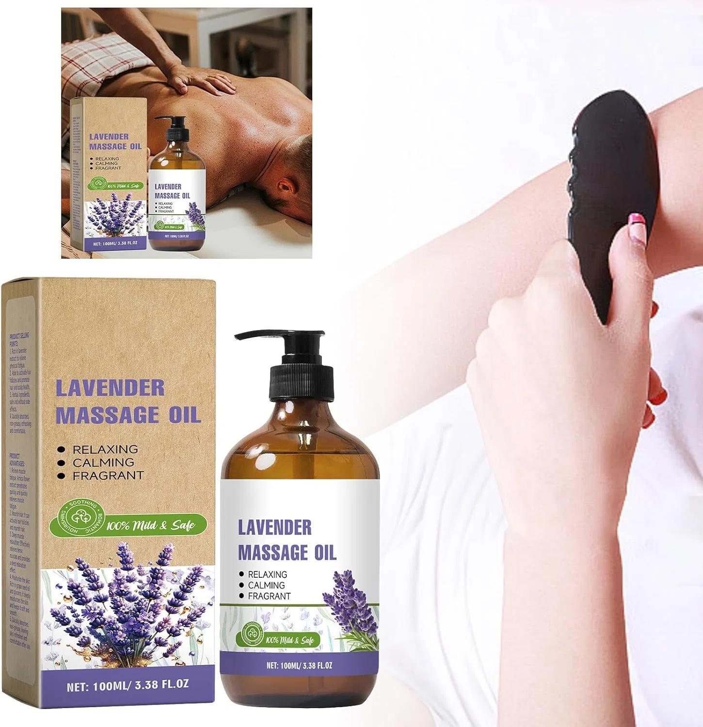 Массажное масло Lavender Sugu Relaxation & Natural Aromatherapy Blend 100 мл Generic