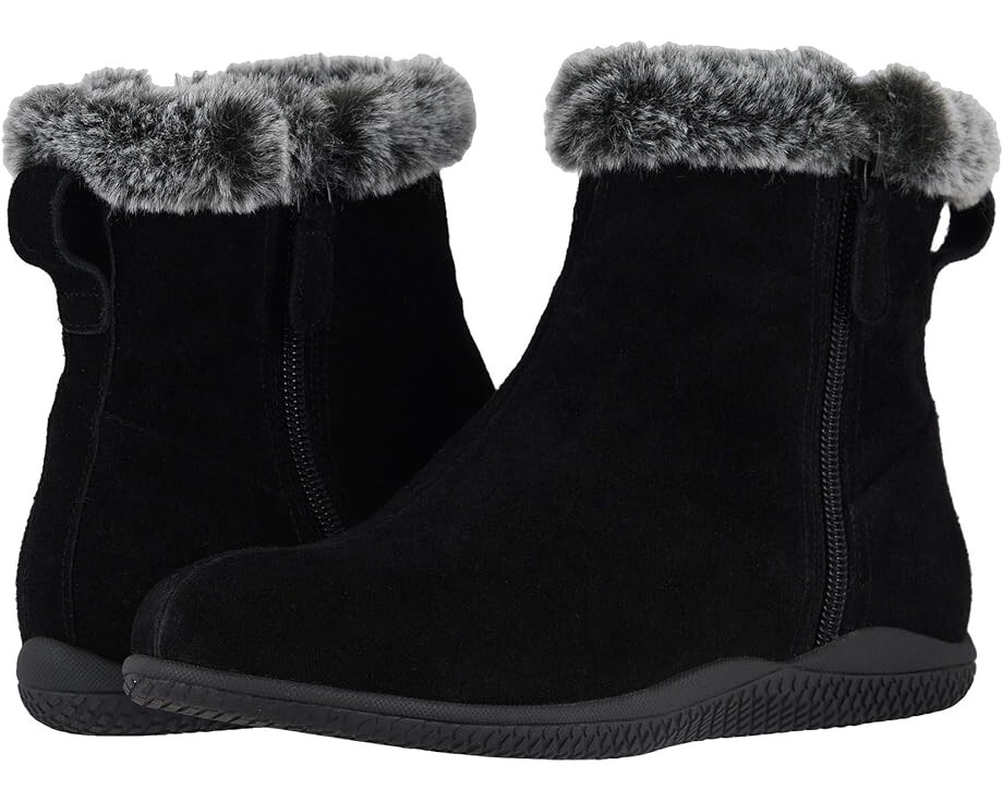 Ботинки SoftWalk Ankle andies, цвет Black Suede