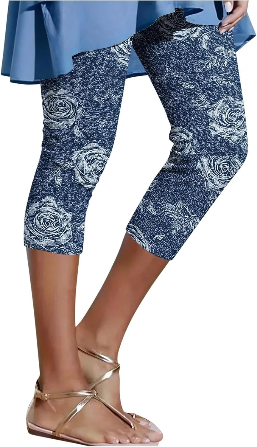 Леггинсы джинсовые капри Navy