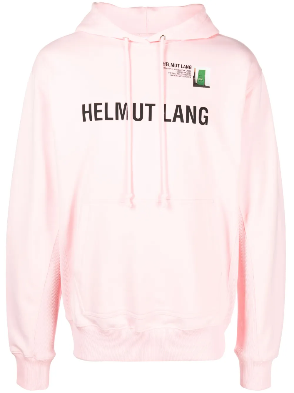 

Худи с логотипом Helmut Lang, розовый