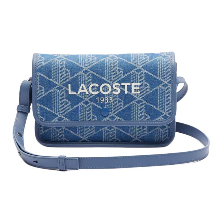 

LACOSTE Женская синяя сумка через плечо из смесового материала, Blue