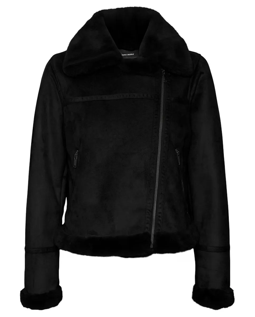 

Женская куртка из вельвета на молнии Vero Moda, черный