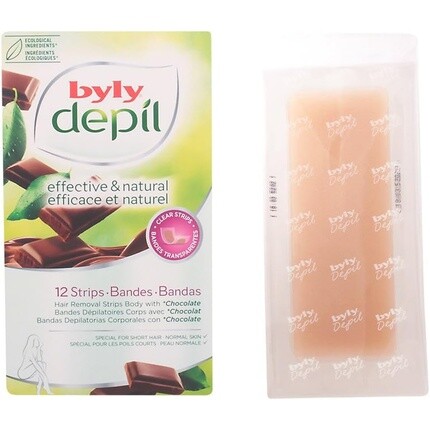 

Восковые полоски для тела Depil Chocolate, 12 шт., Byly