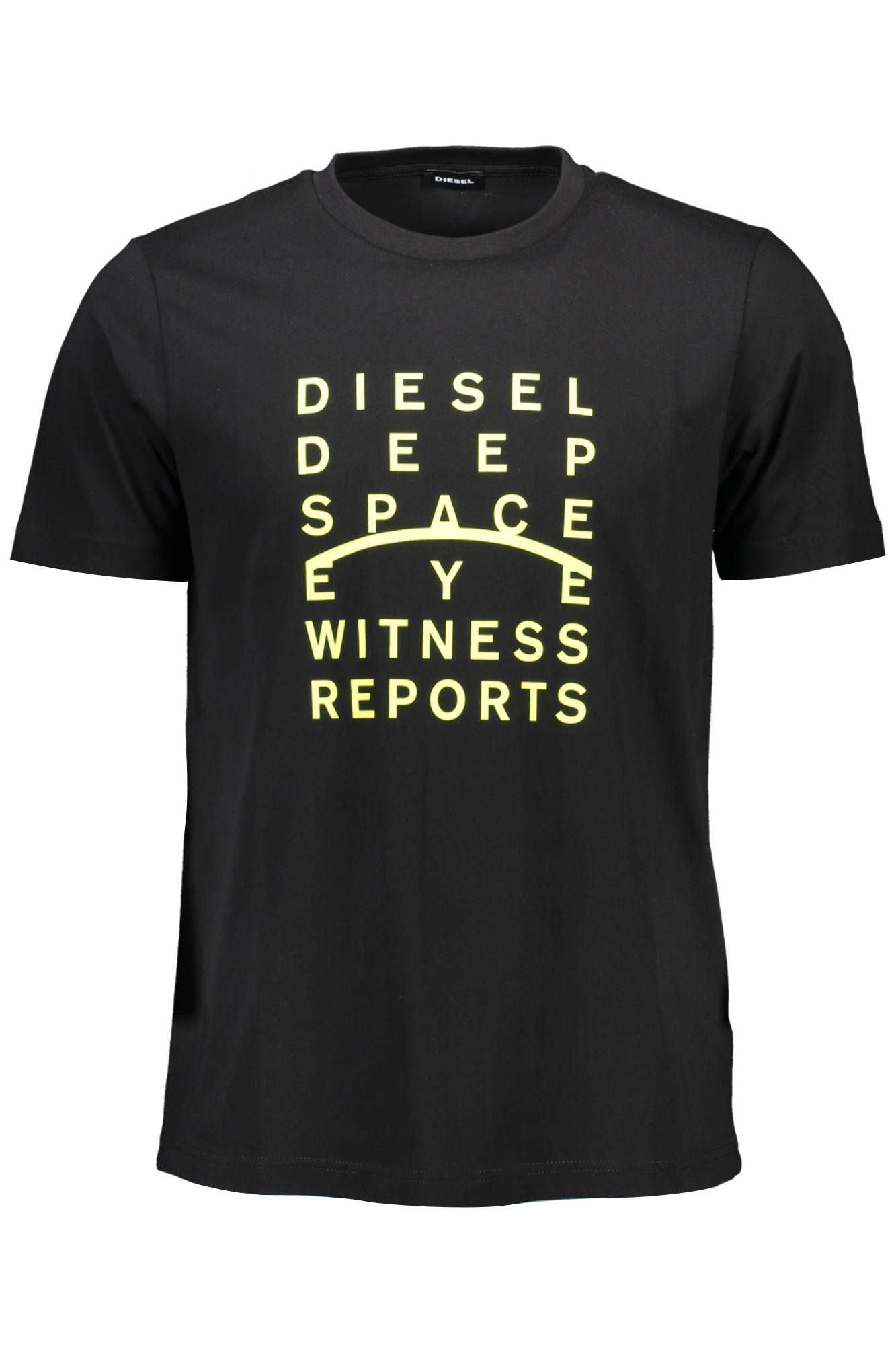 

Черная хлопковая мужская футболка Diesel