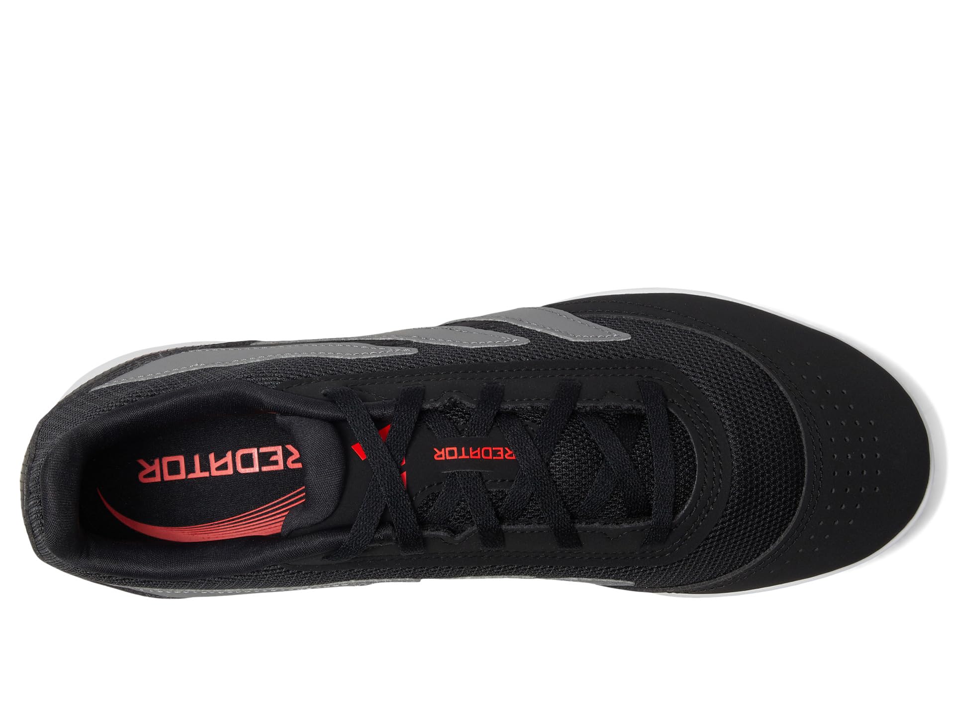 Кроссовки Unisex adidas Predator Club Indoor Sala Soccer Cleats, цвет Black/Grey/Lucid Red — фото 2