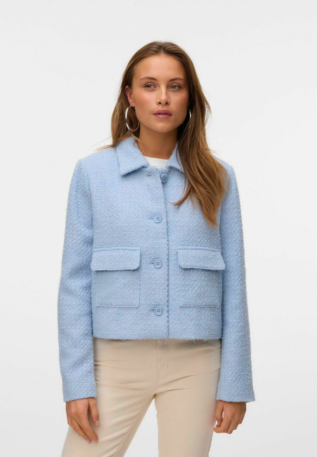 

Легкая куртка Vero Moda, светло-голубой