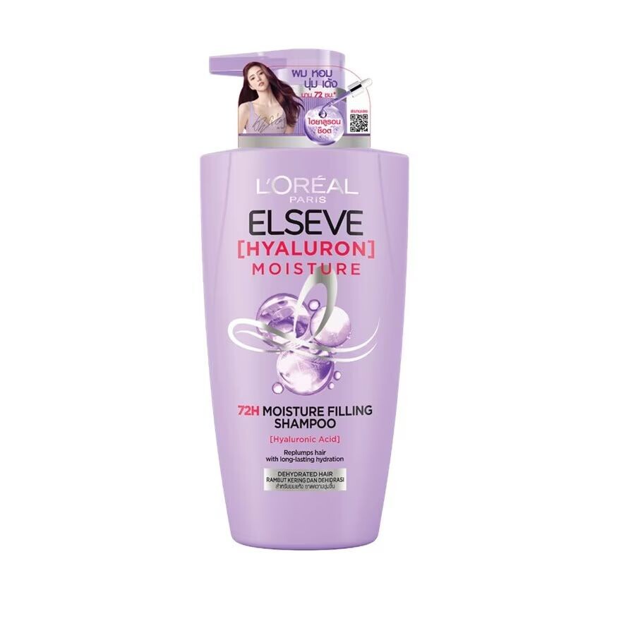 

Elseve L'Oreal Paris Шампунь Hyaluron Moisture 72H Moisture Filling 410 мл, Purple