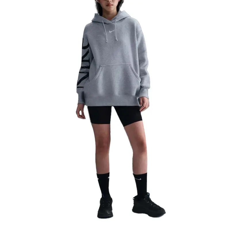 Nike Флисовая толстовка PHNX FLC OS HDY для женщин, серый — фото 3