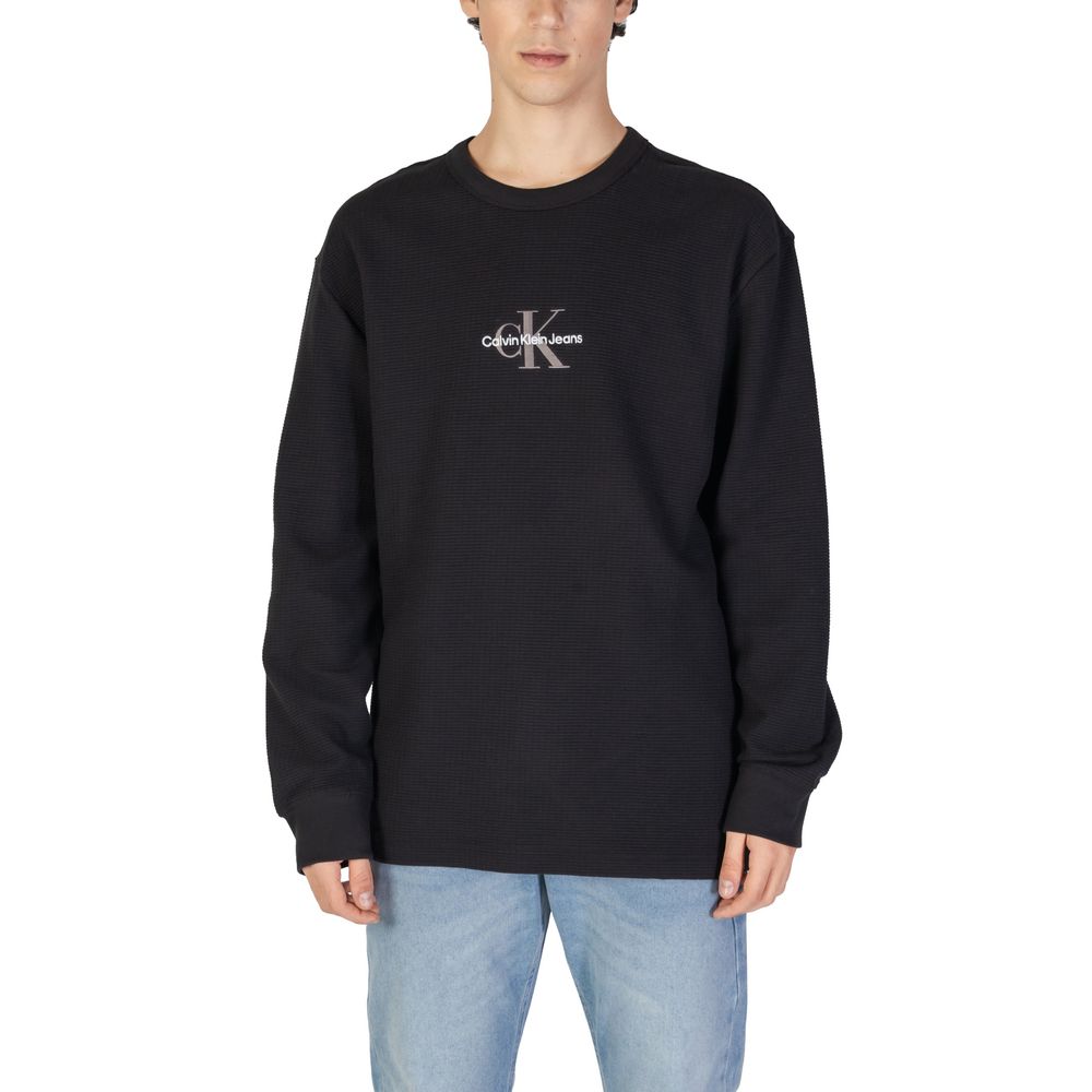

Черный хлопковый свитер Calvin Klein Jeans