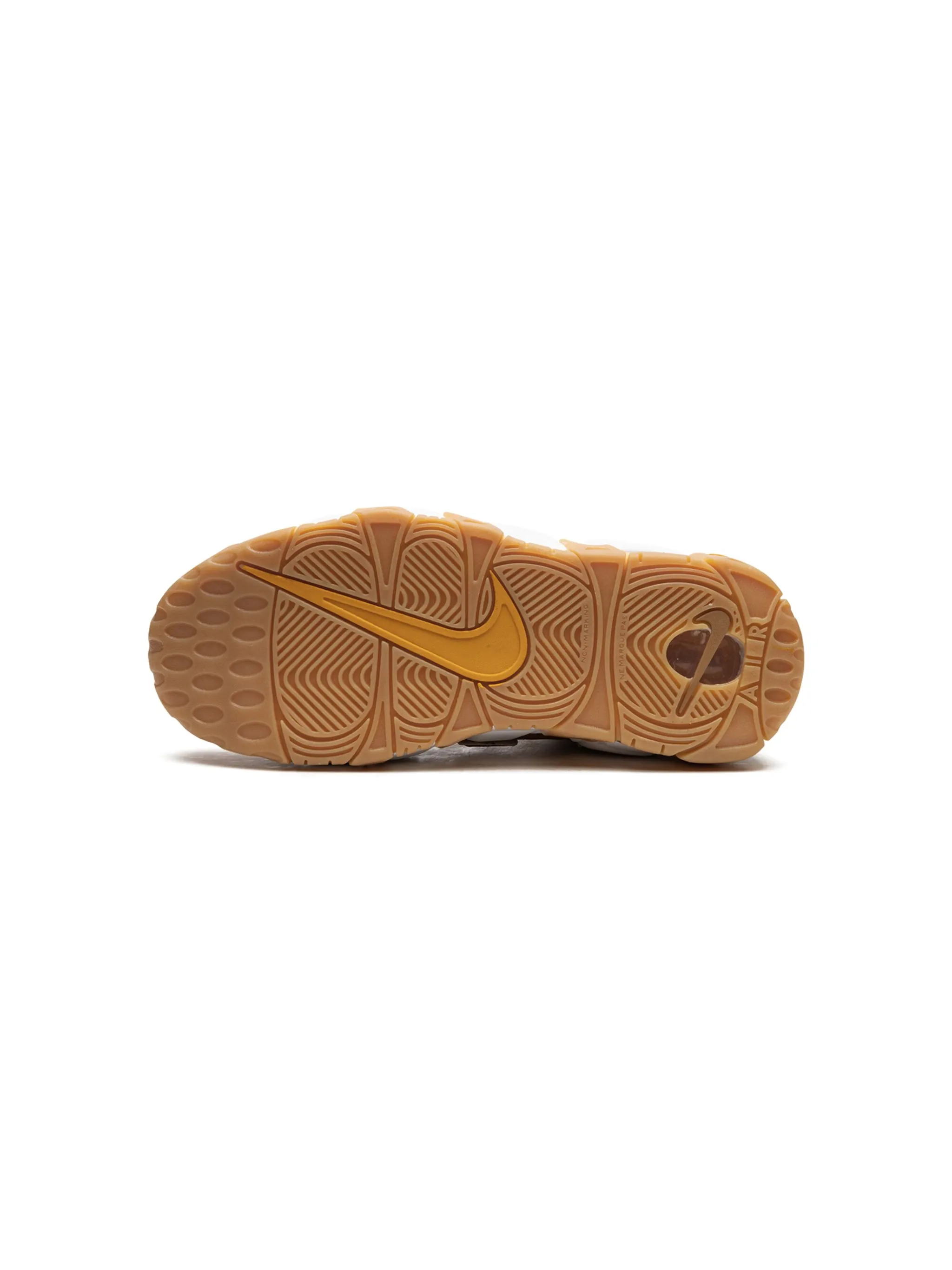 Кроссовки Air More Uptempo Wheat Nike Kids, коричневый — фото 4