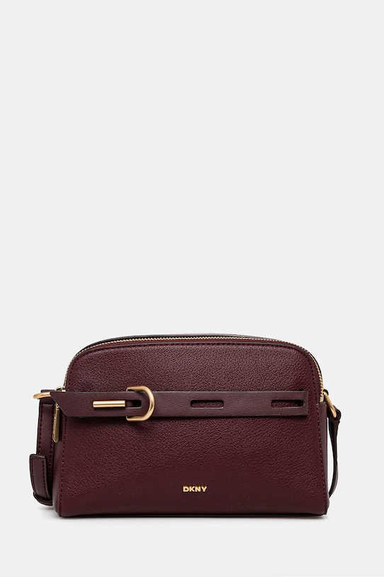 

Кожаная сумка Dkny, бордовый