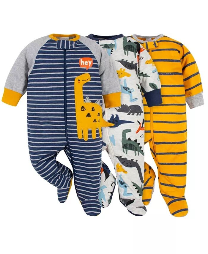 

Baby Boys Baby Sleep 'N Plays, набор из 3 штук Gerber, синий