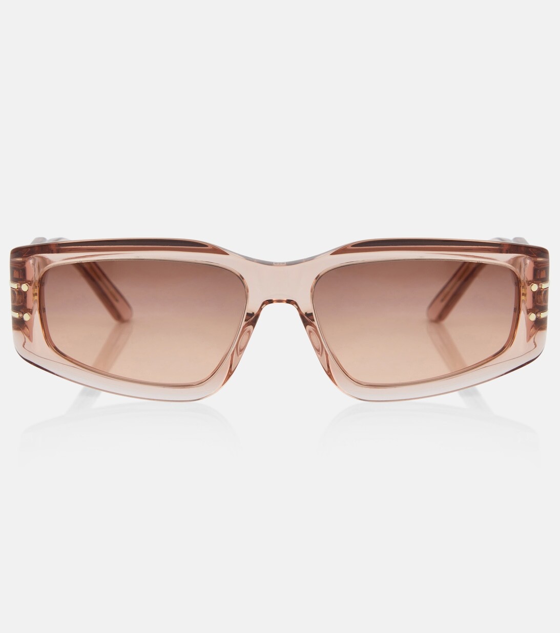

Солнцезащитные очки DiorSignature S9U прямоугольной формы Dior Eyewear, розовый