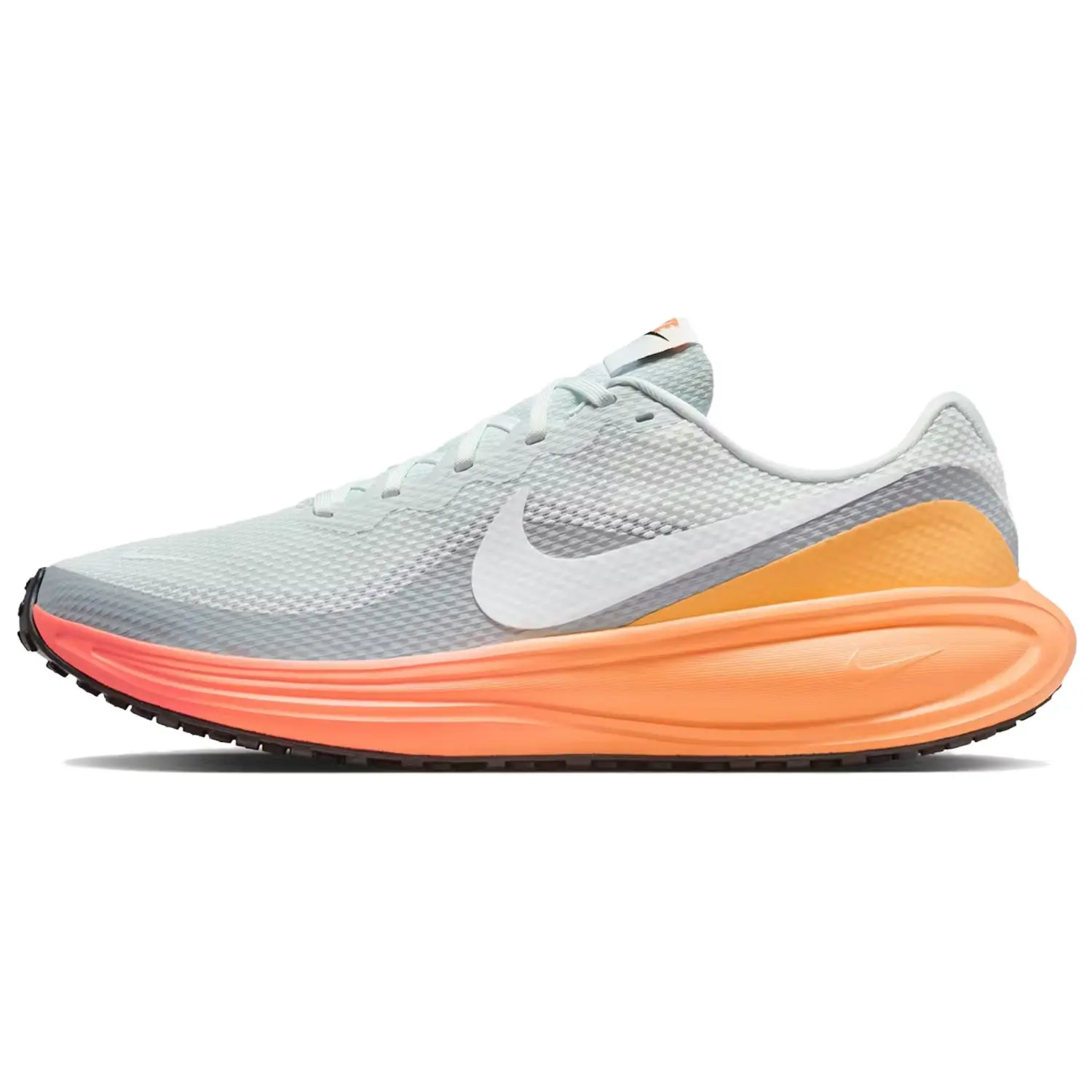 

Nike Кроссовки для бега REVOLUTION 8, удобные, мужские, серый и белый