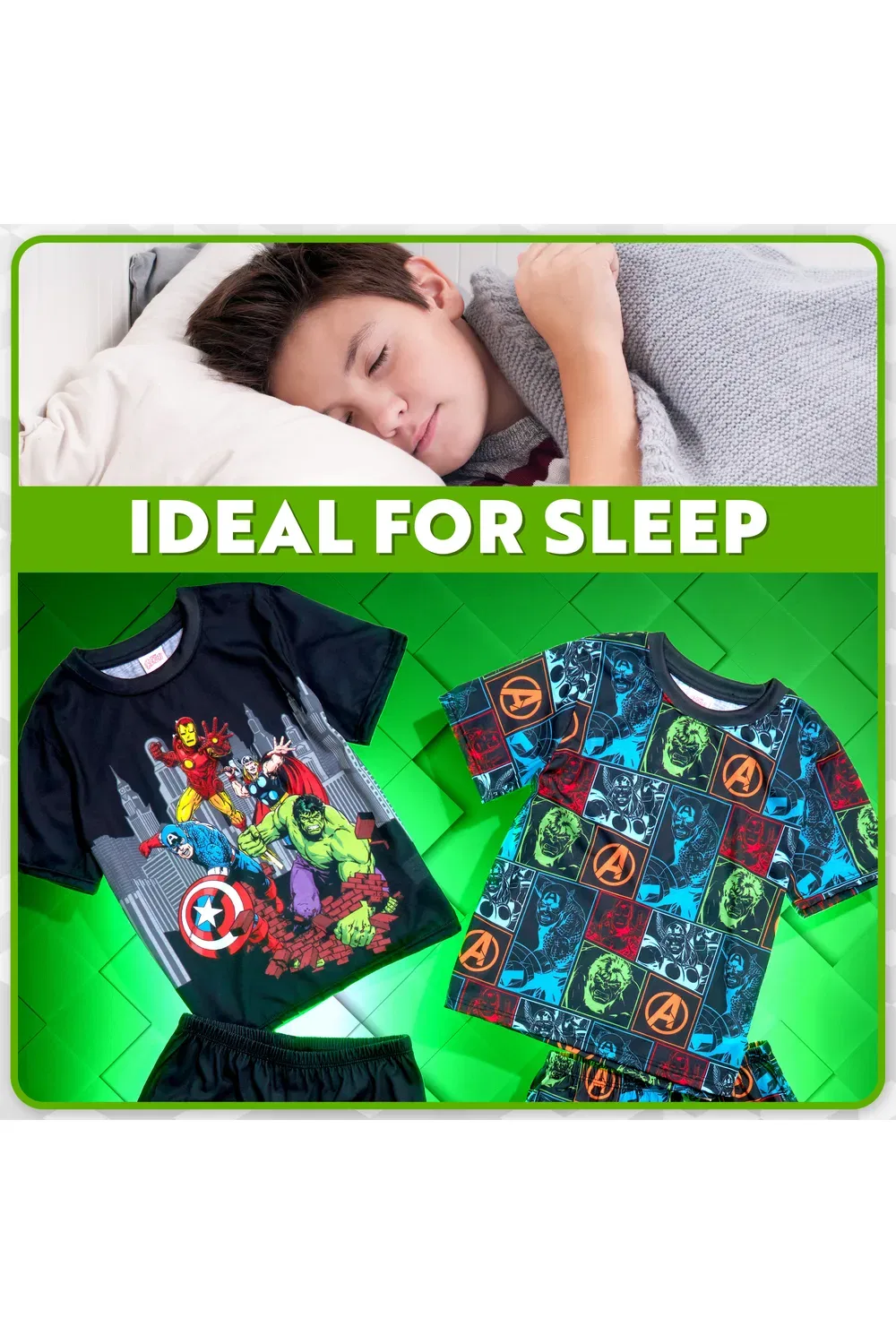 Пижама детская Marvel Avenger 2 Pack Short Pyjama Set, мультиколор — фото 2