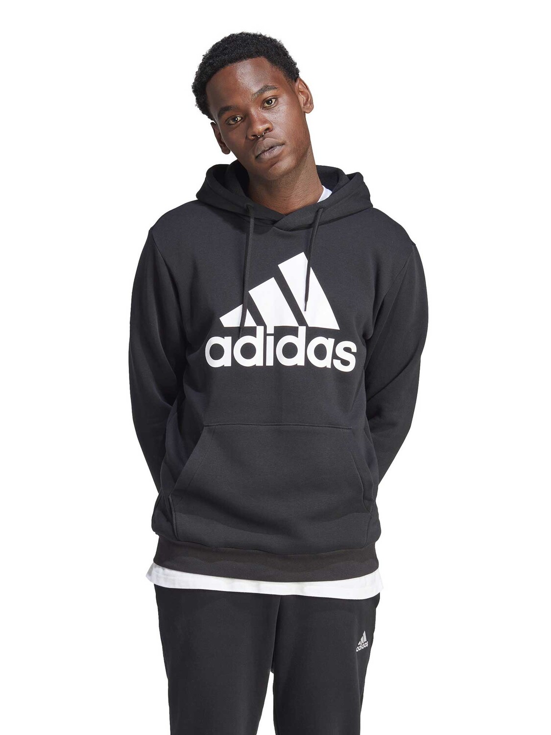 

Толстовка Adidas Sportswear Essentials Fleece Big Logo Hoodie, черный