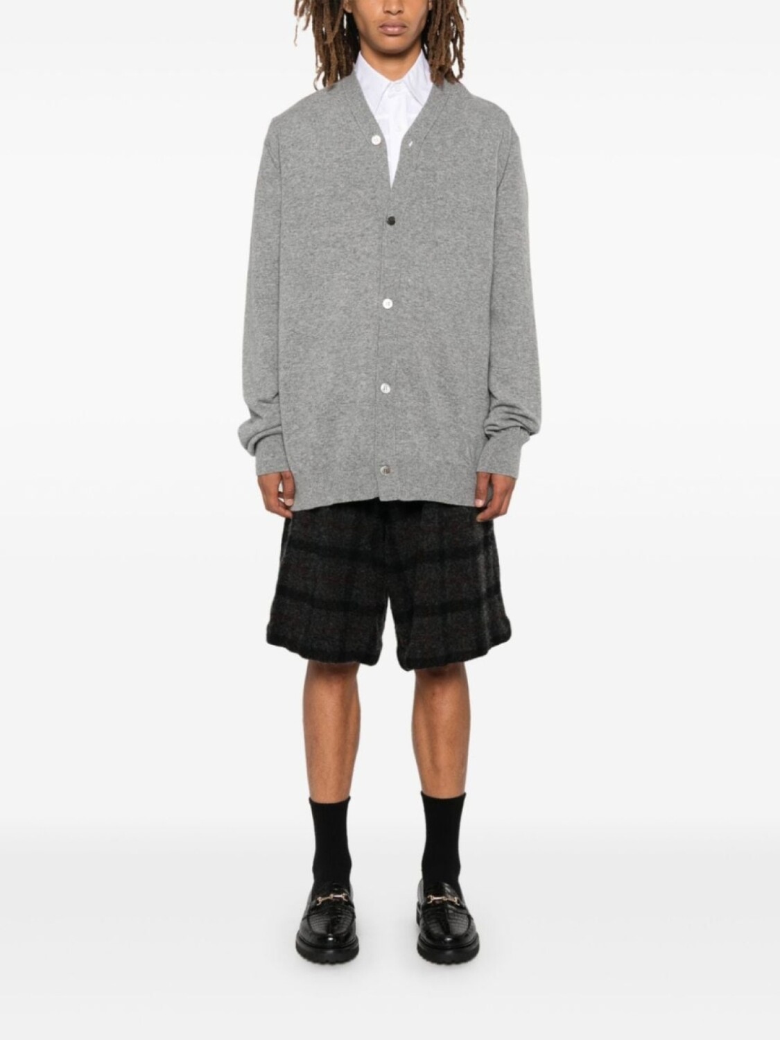 

Шерстяной кардиган Comme Des Garçons Shirt, серый