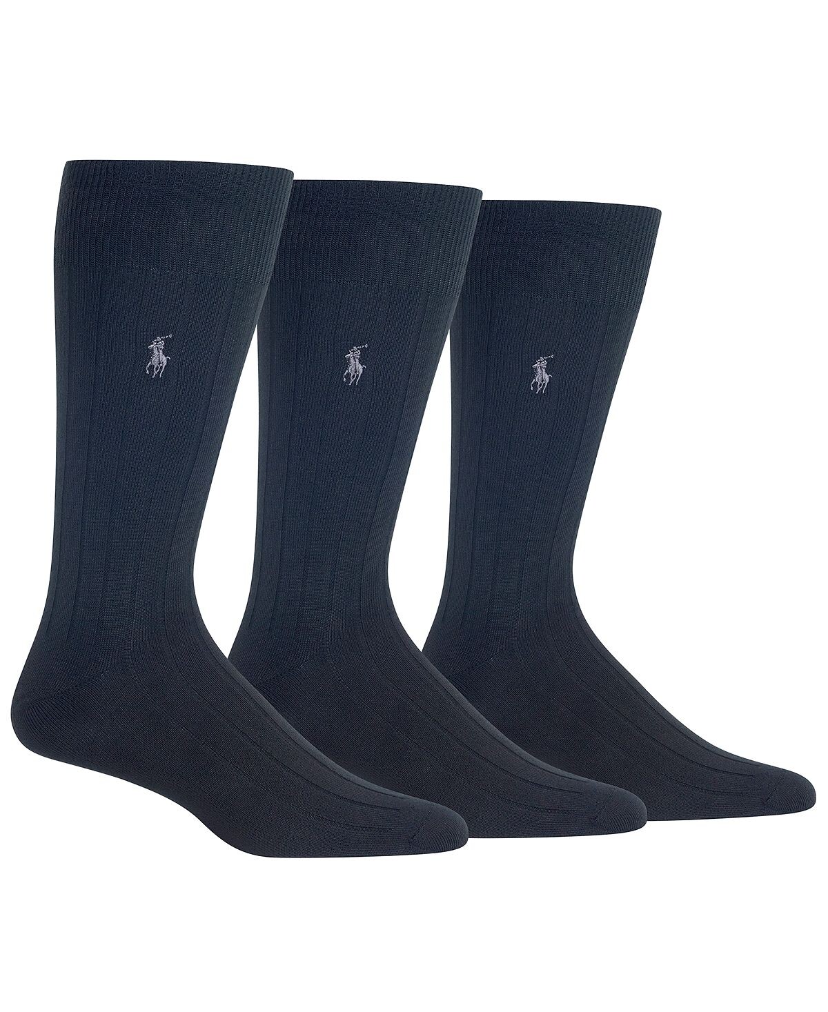 

Мужские 3-комп. Супермягкие классические носки в рубчик Polo Ralph Lauren