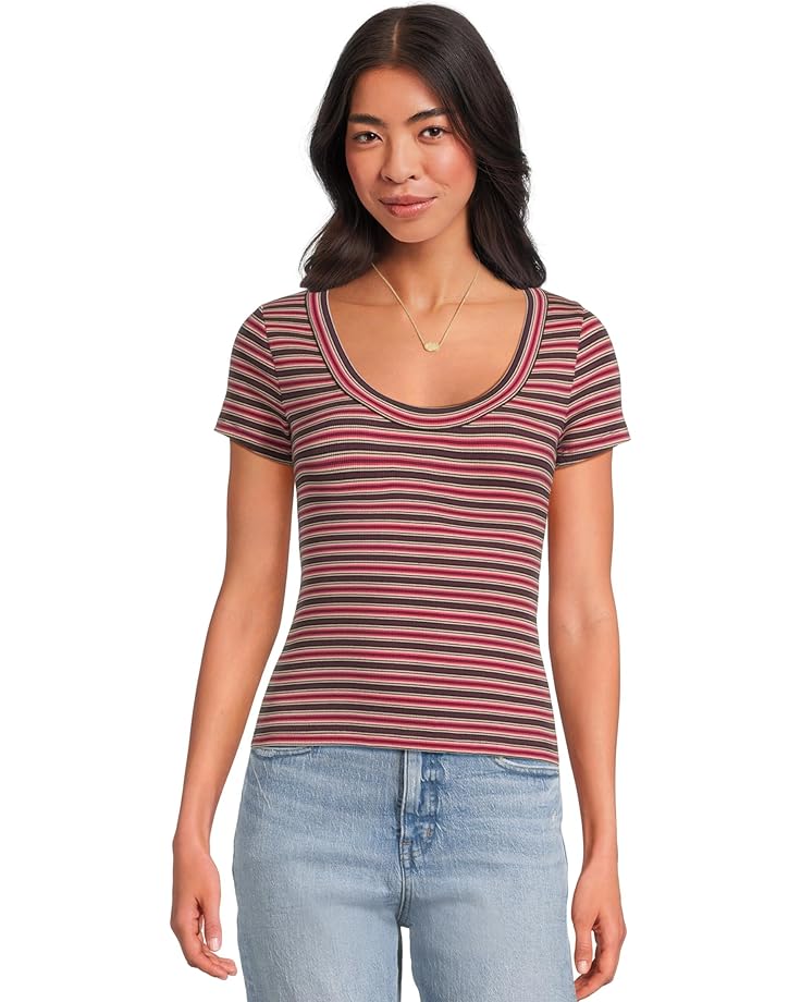 

Футболка Madewell Scoop Neck Brightside Tee, цвет Henna