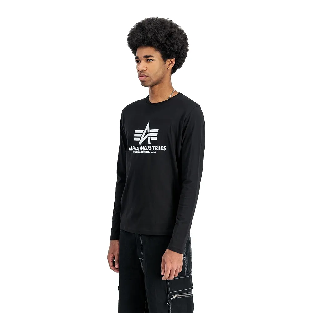 

Лонгслив Alpha Industries Basic, черный
