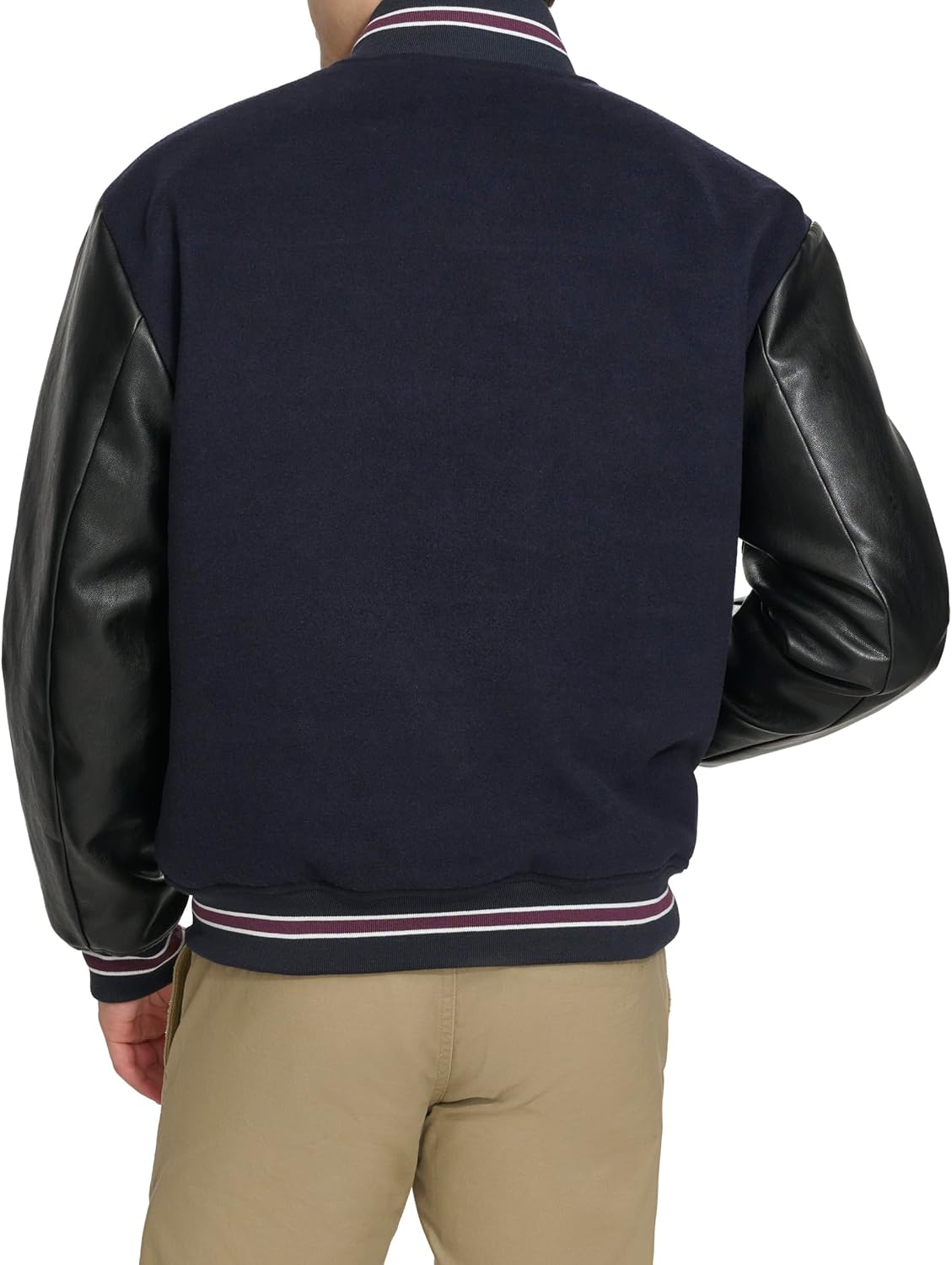 Мужская куртка-бомбер Tommy Hilfiger Mens из смешанной ткани от Tommy Hilfiger, Navy — фото 4