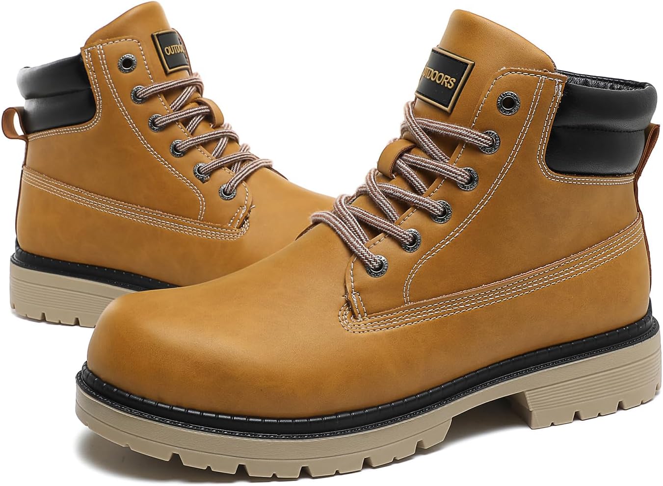 

Женские походные ботинки ZEENXIUYA, мужские чукка-бутсы, противоскользящие, для активного отдыха, повседневные, водонепроницаемые, легкие и удобные ботинки на шнуровке до щиколотки, коричневый