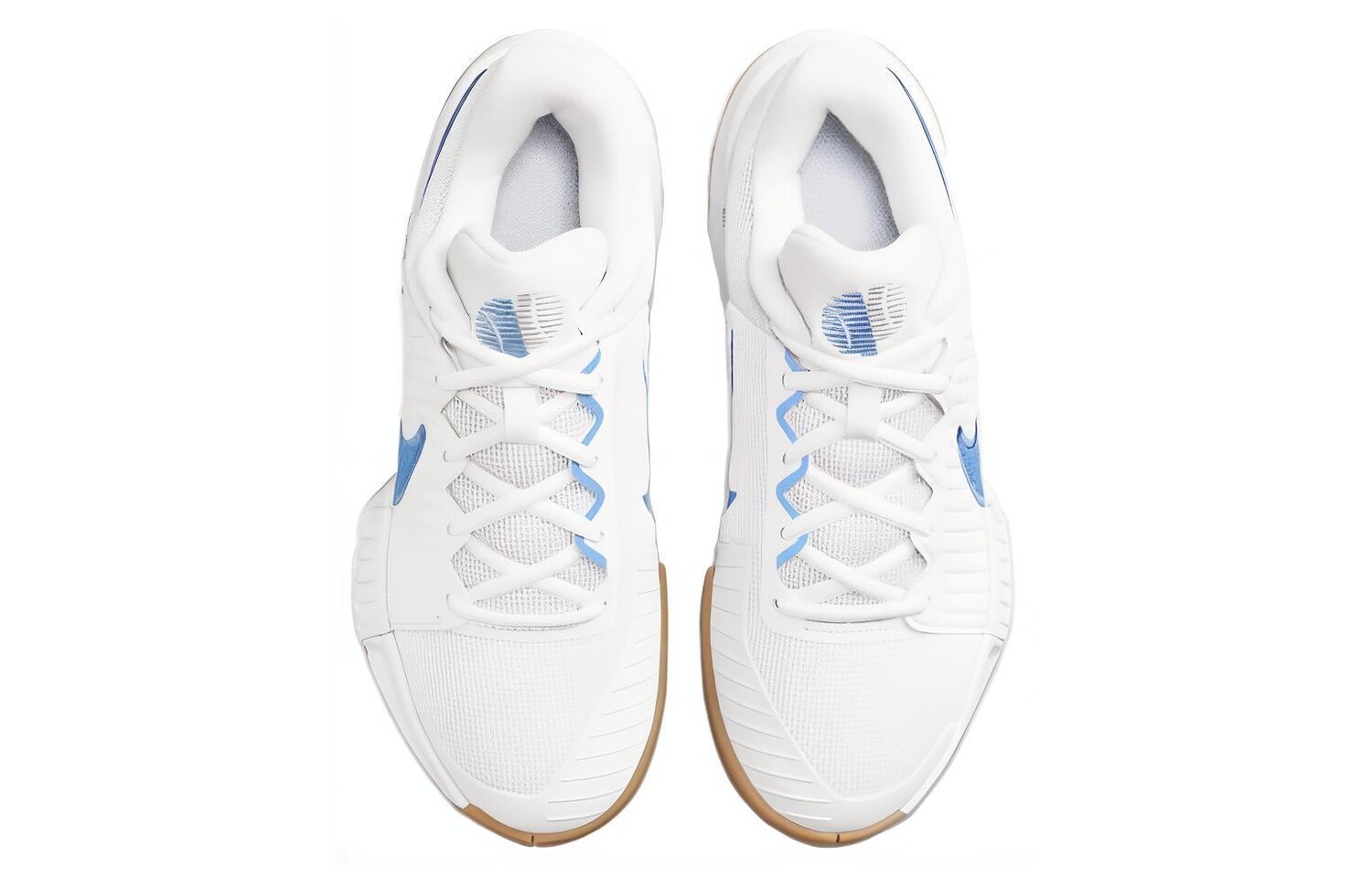 Nike Кроссовки Женщины, White/Blue — фото 4