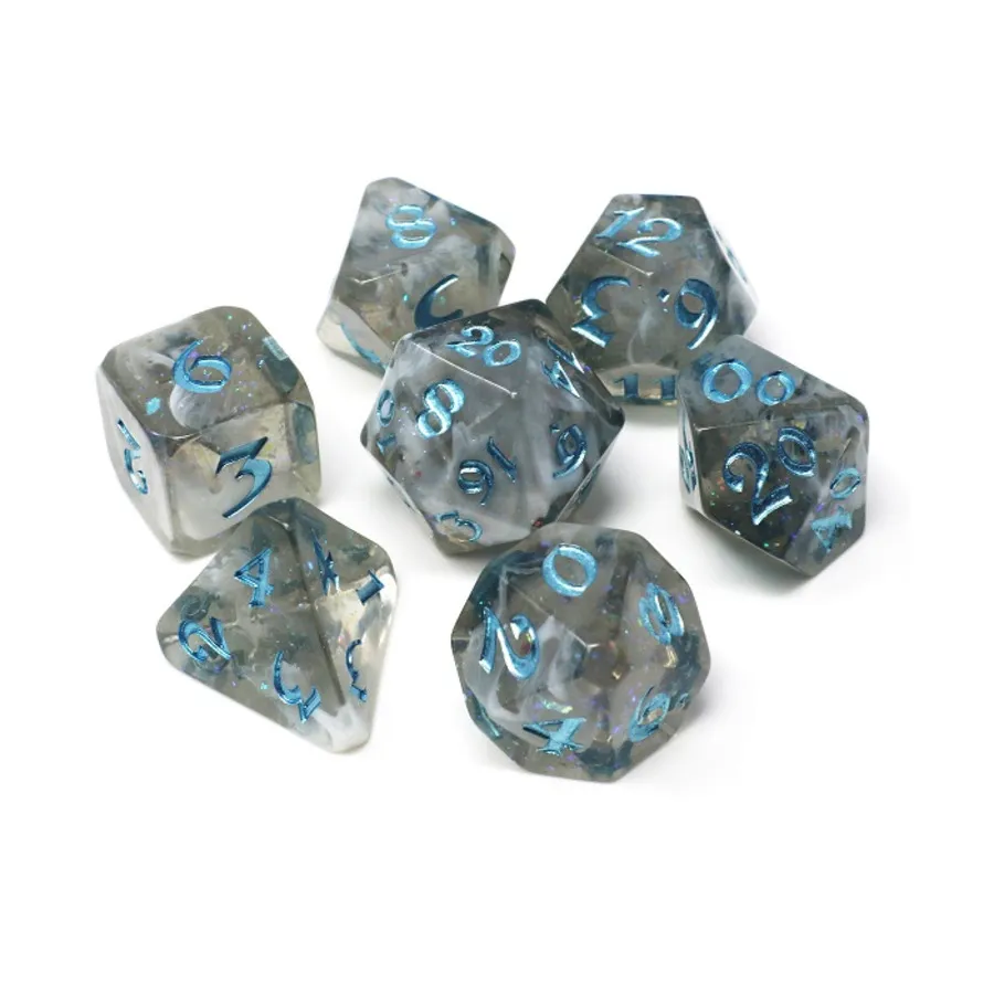 

Полисет - Зимний двор (7), Polymer Poly Sets (Die Hard Dice)