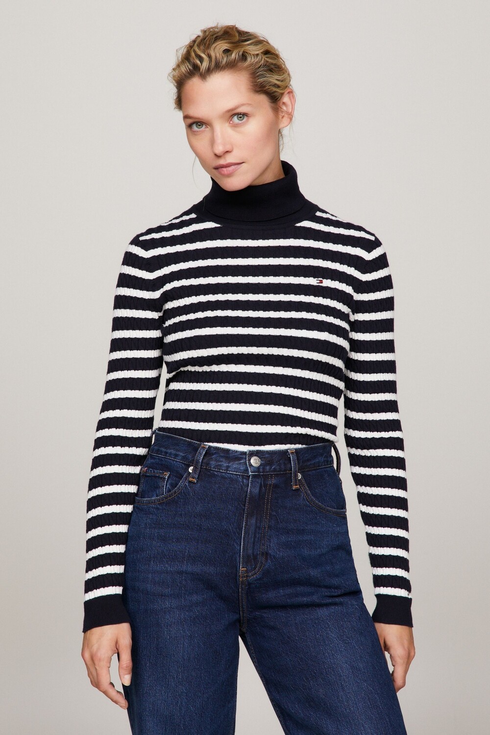 

Свитер крупной вязки Tommy Hilfiger, синий