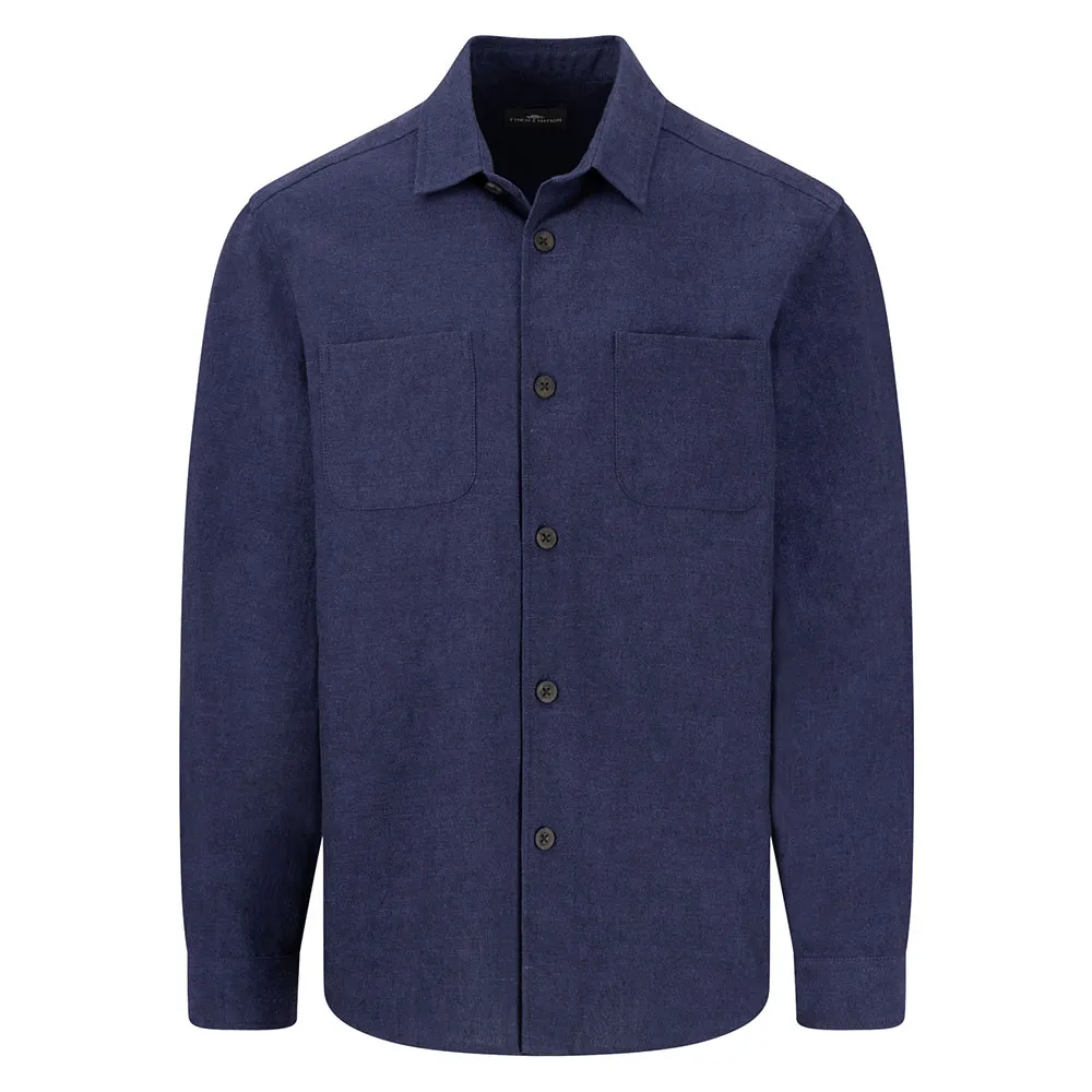 

Верхняя рубашка Fynch Hatton Linen, синий