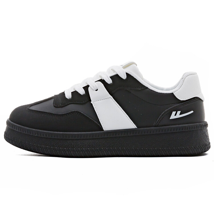 

Кроссовки WARRIOR Skateboarding Shoes Women's Low-top Black/White, черный/белый