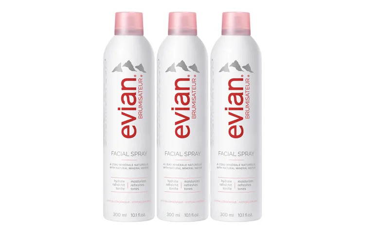 Evian Минеральная вода увлажняющий спрей успокаивающий и восстанавливающий 300мл/300мл*2/300мл*3/300мл*4/300мл*5/400мл, 150ml — фото 3