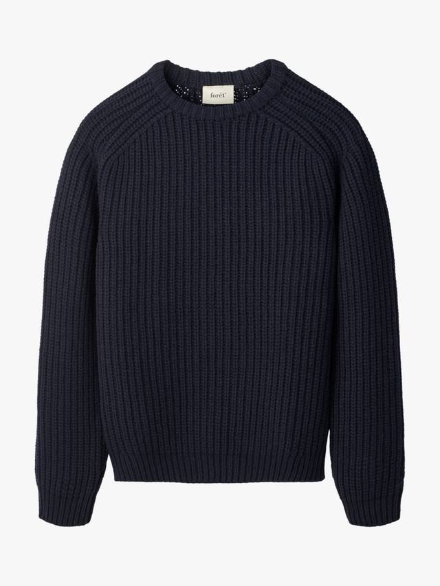 

Трикотажный джемпер с рельефной резинкой forét, Navy