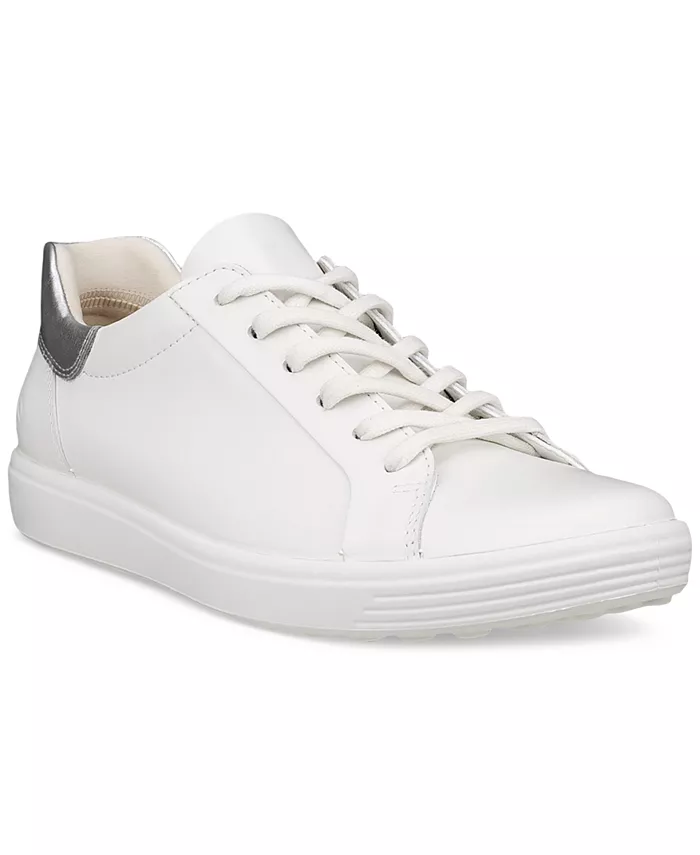 Женские мягкие слипоны Easy Slip Tie Ecco, белый