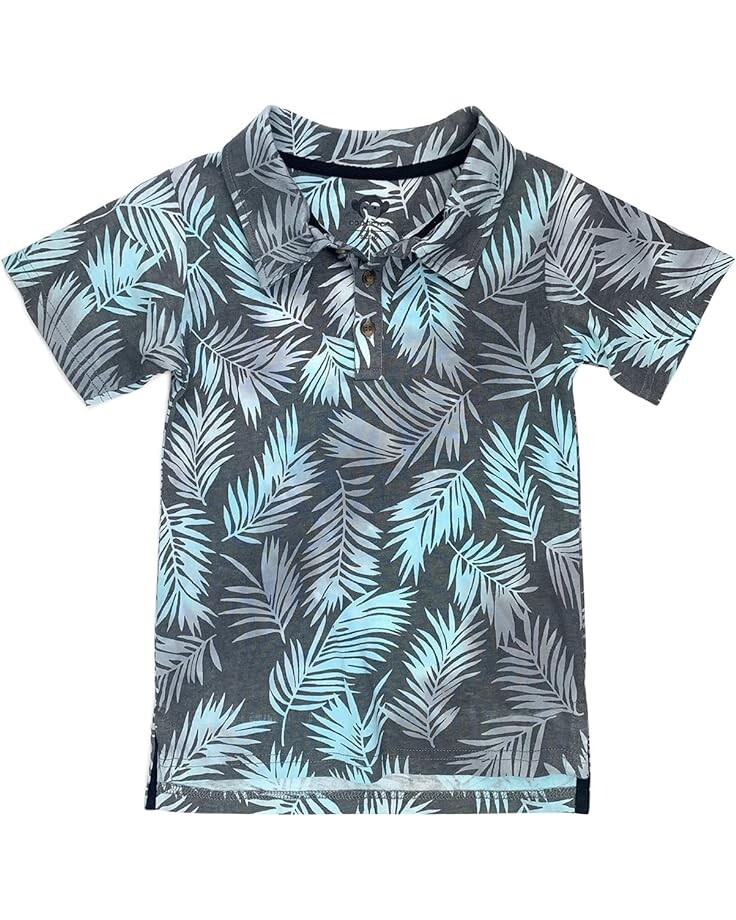 

Поло Appaman Tropical Fairbanks Short Sleeve Polo, цвет Teal Tropics