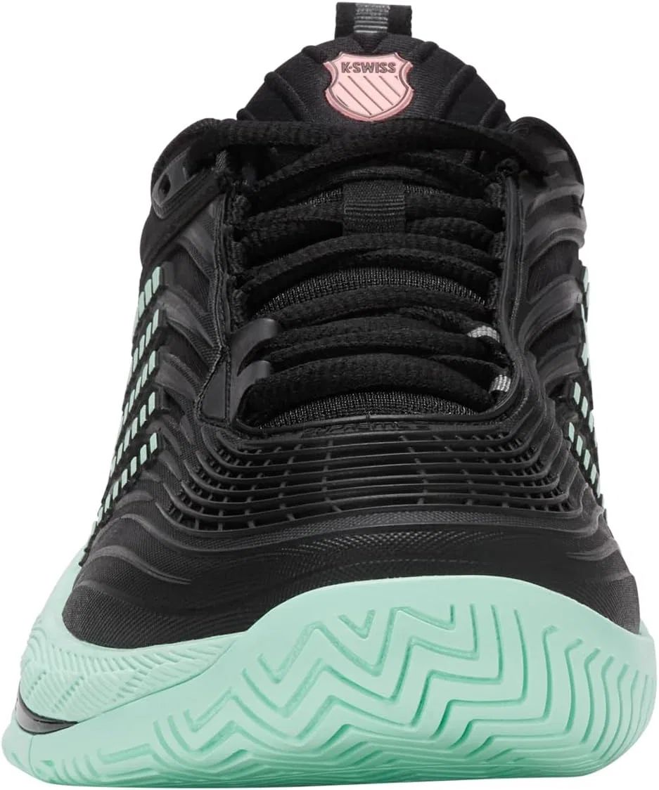 Теннисная обувь K-Swiss Hypercourt Supreme 2, Black/Neon Mint — фото 3