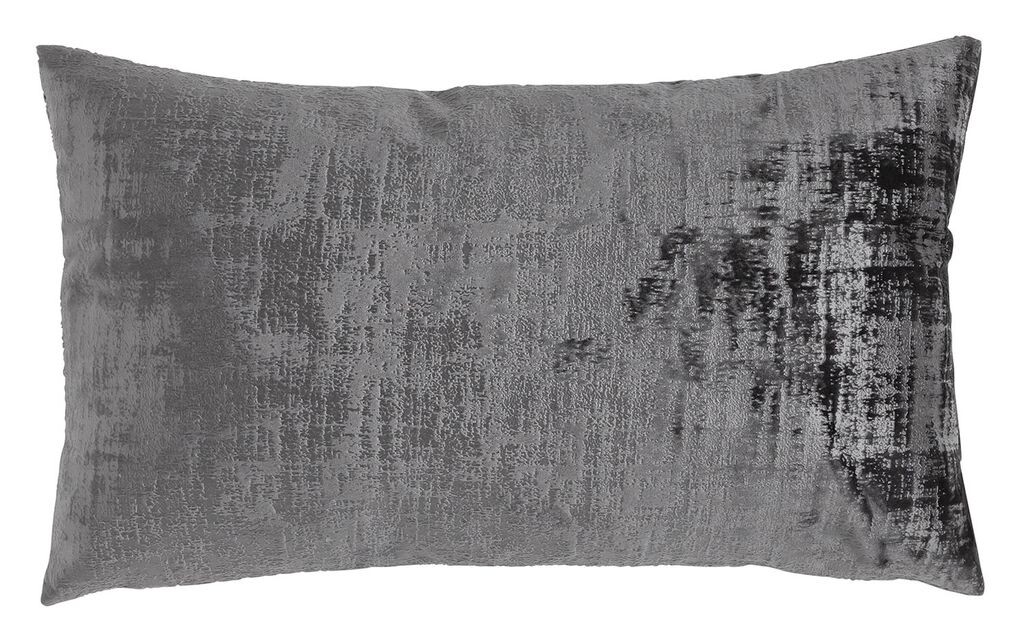 

Подушка - антрацит - 50 х 30 см - винтажный бархатный вид Blyco Textil Group BV