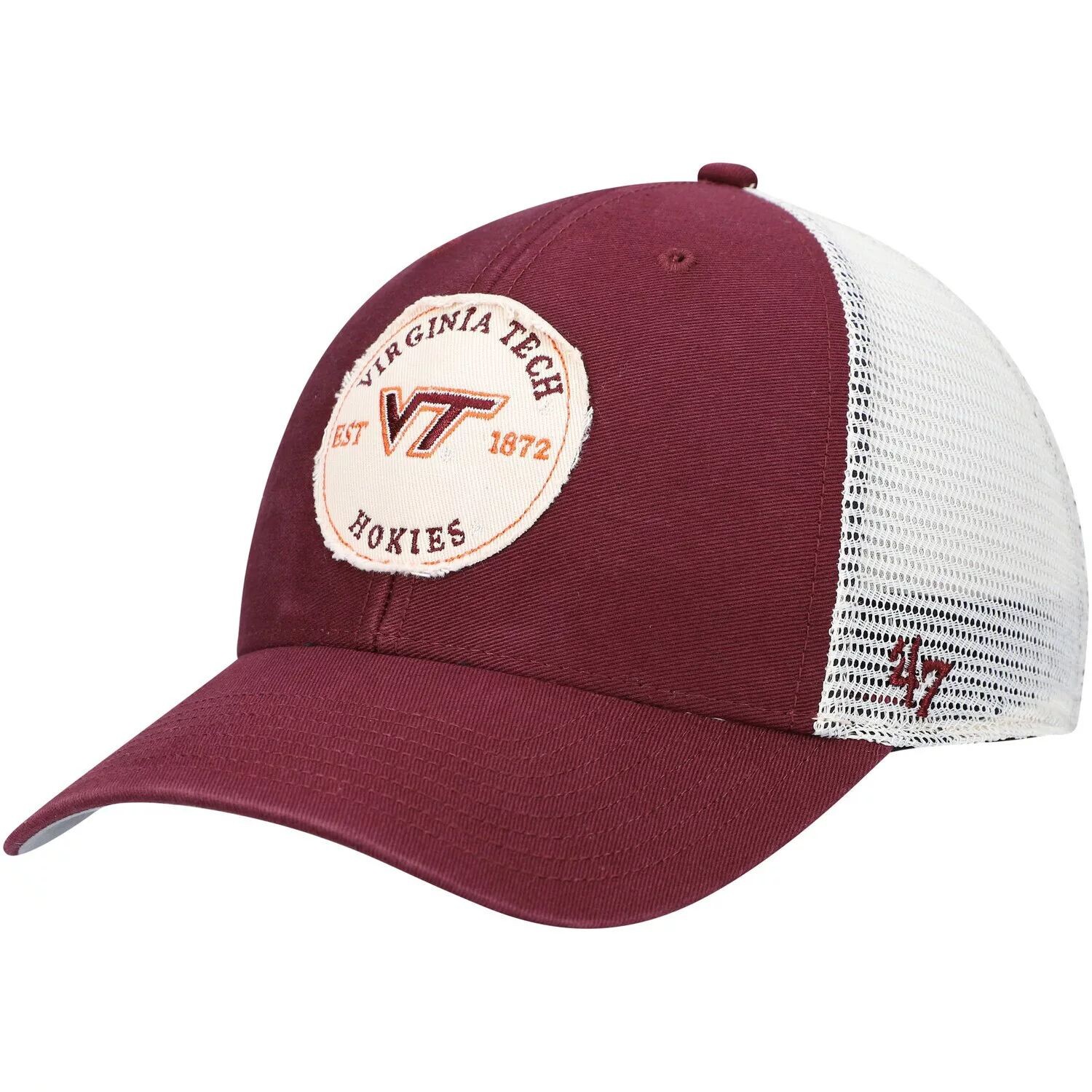 

Мужская кепка '47 Maroon Virginia Tech Hokies Howell MVP Trucker Snapback