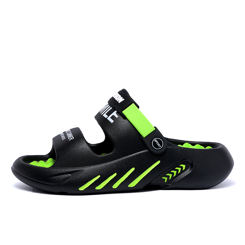 

CariteSport Пляжные сандалии мужские черно-зеленые, цвет Black Green