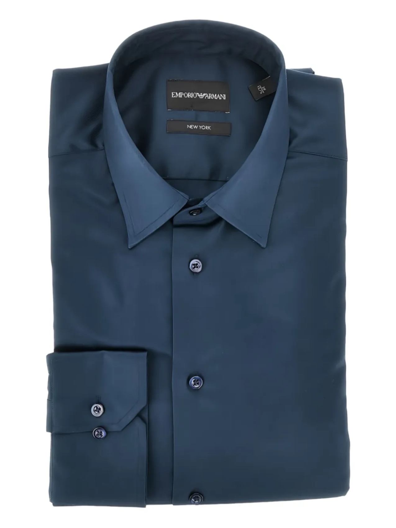 

Рубашка на пуговицах Emporio Armani, синий