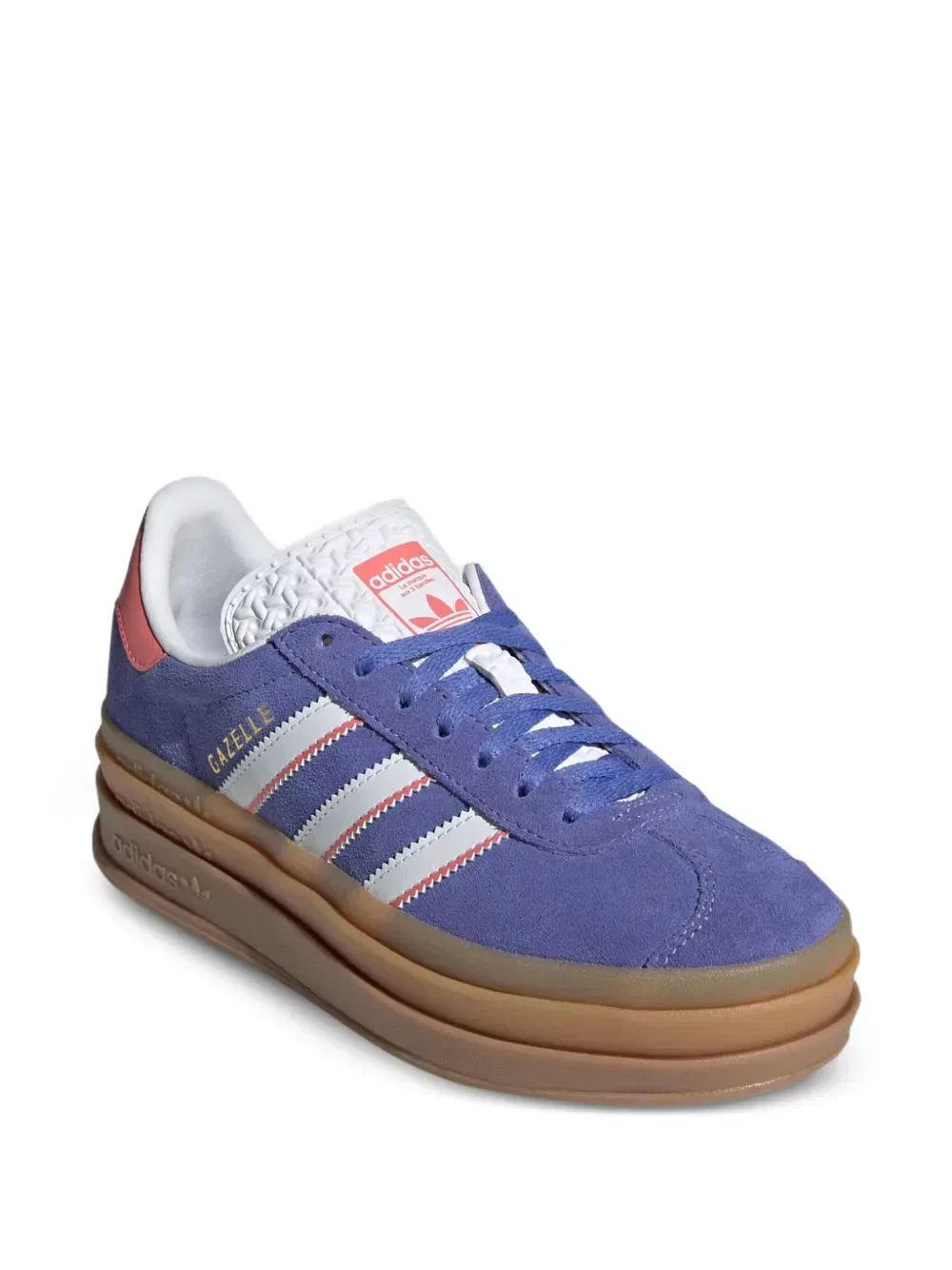 Кроссовки Gazelle Bold с полосками Adidas Kids, фиолетовый