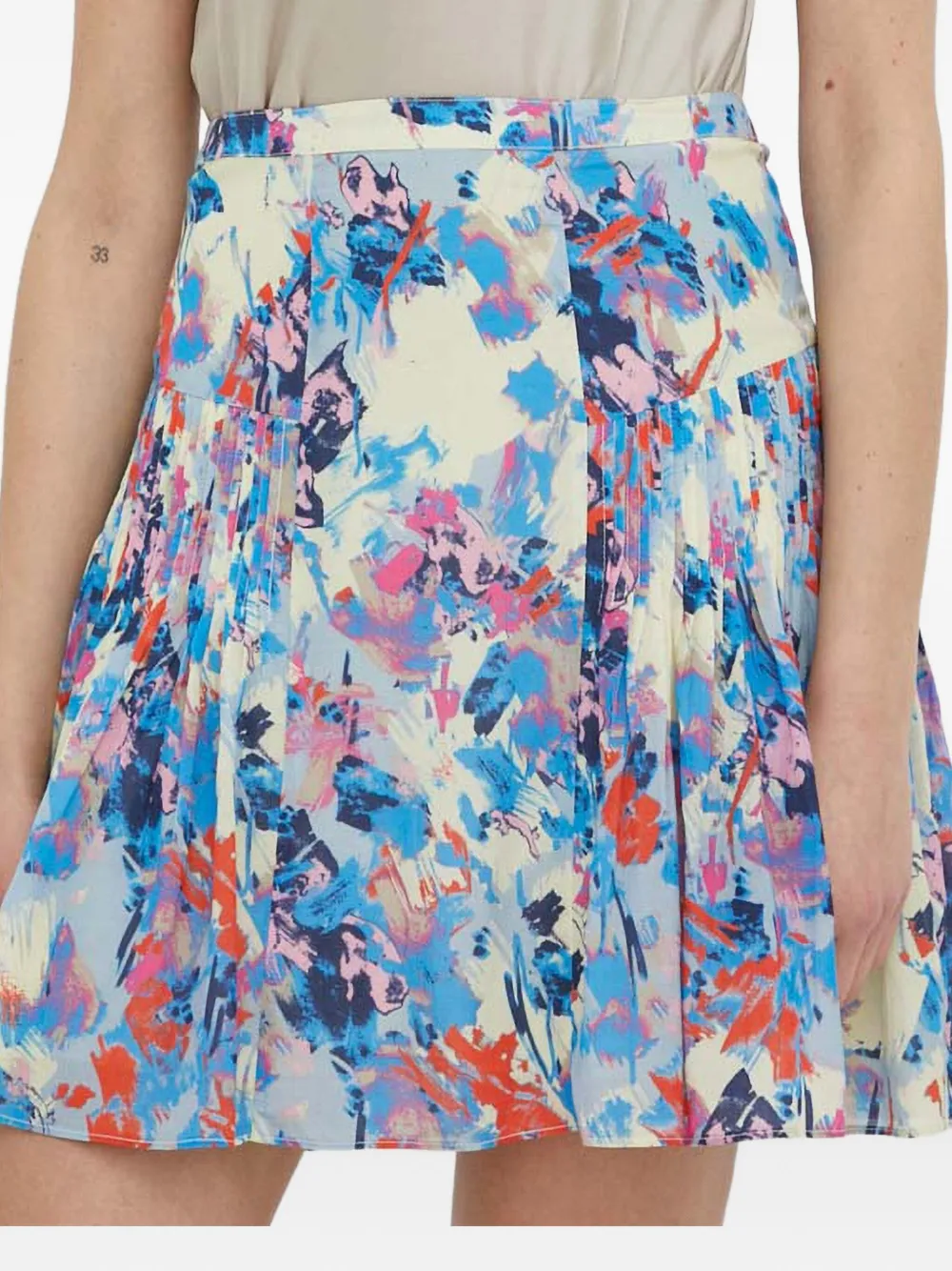 

Плиссированная юбка с цветочным принтом Day Birger Et Mikkelsen, коричневый