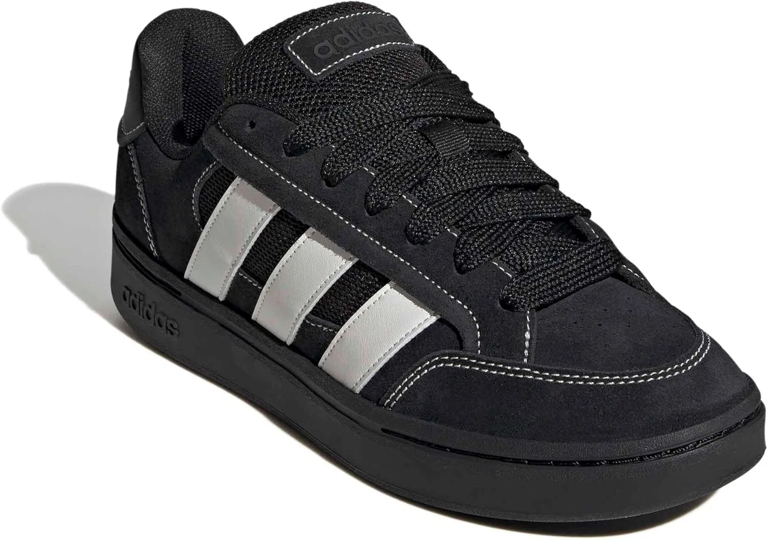 Кроссовки мужские Adidas Grand Court Alpha, цвет Black/White/Carbon — фото 4