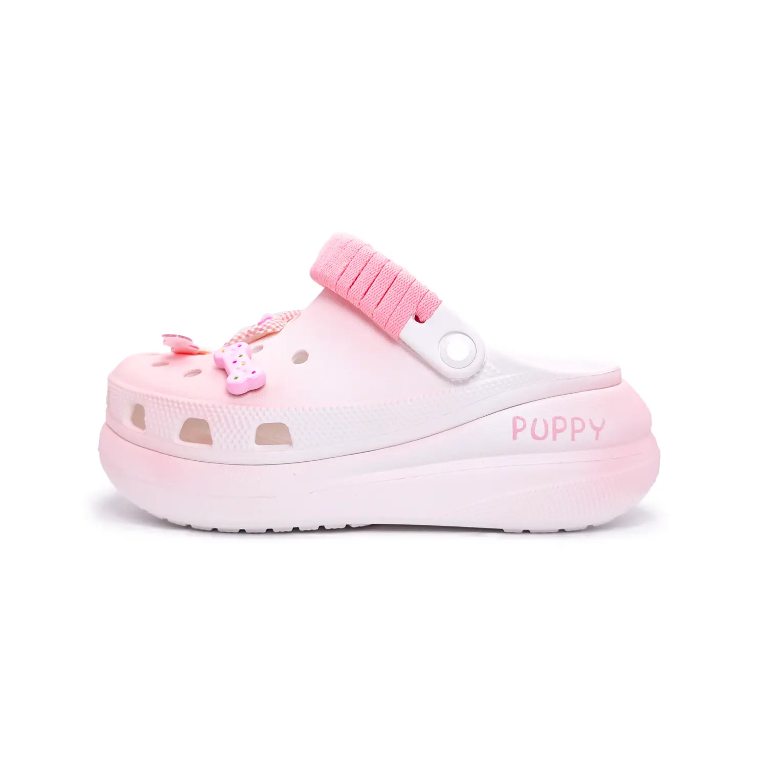 Crocs Сабо Crush Clog Strawberry Pie унисекс розовые