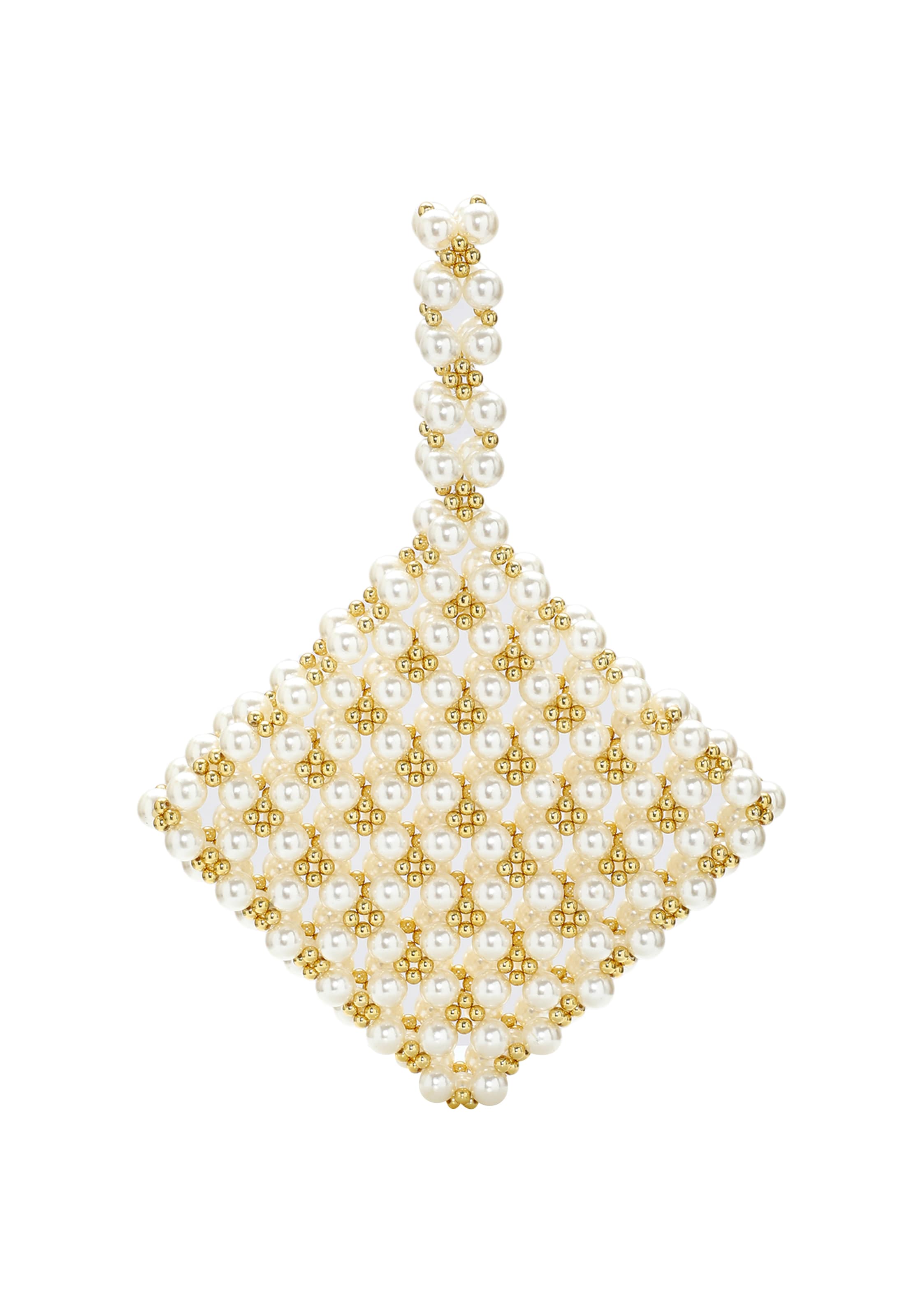 

Koosh Клатч из шерсти белого цвета