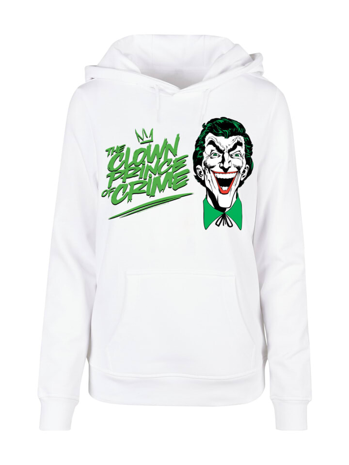 

Пуловер F4NT4STIC Basic DC Comics Batman Joker Clown Prince Of Crime, белый