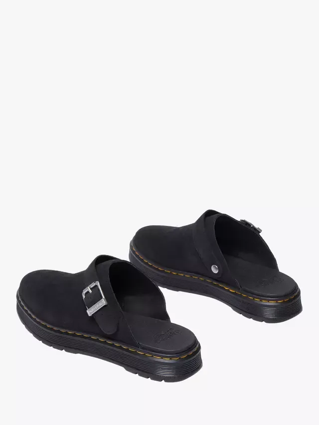 Замшевые сандалии-мюли Brookline, черные, цвет Бронкс Dr. Martens — фото 4